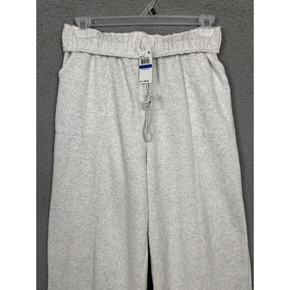 Planet Heart Juniors' Gray Fold over-Waistband Wide-Leg Sweatpants XL NWT's - Picture 2 of 7